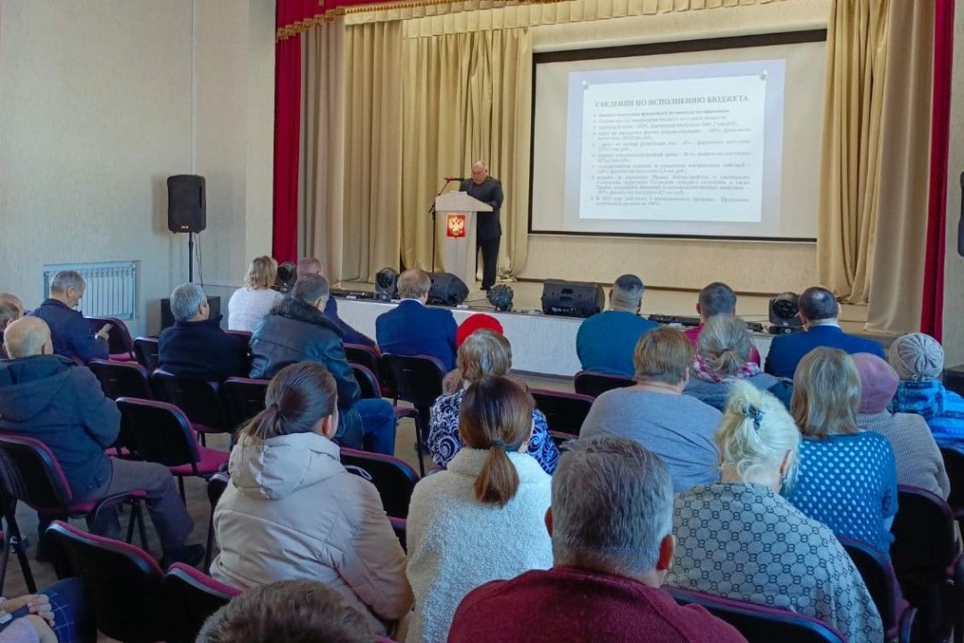 Глава администрации Гусевского сельского поселения отчитался перед жителями о работе в 2023 году